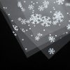 圣诞雪花玻璃纸 sdxhblz